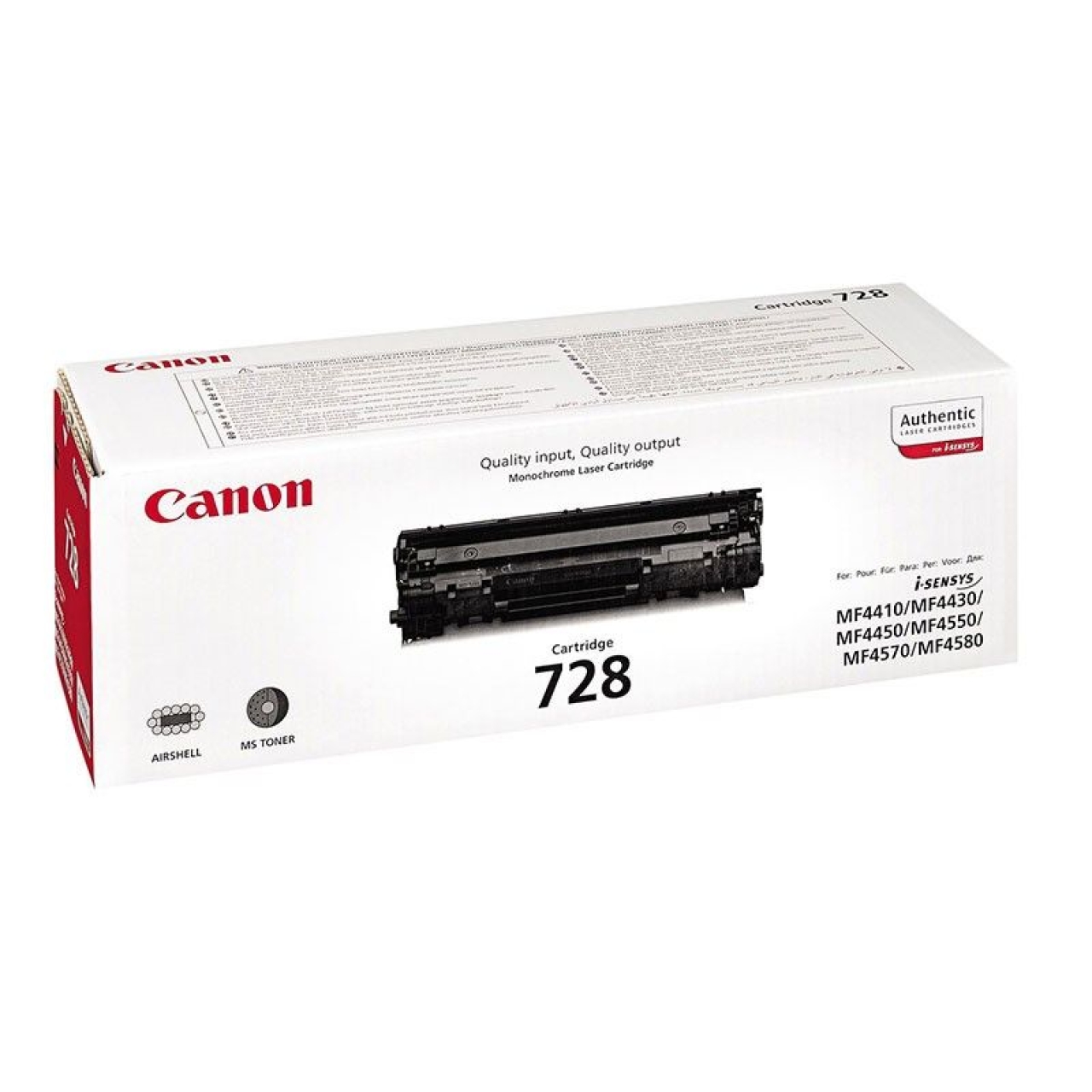 کارتریج تونر مشکی کانن مدل 728 canon
