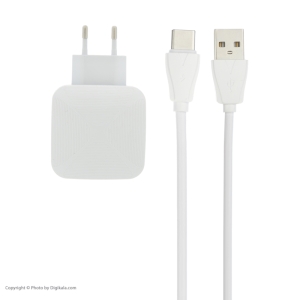 شارژر دیواری الدینیو مدل A3310Q به همراه کابل تبدیل USB-C