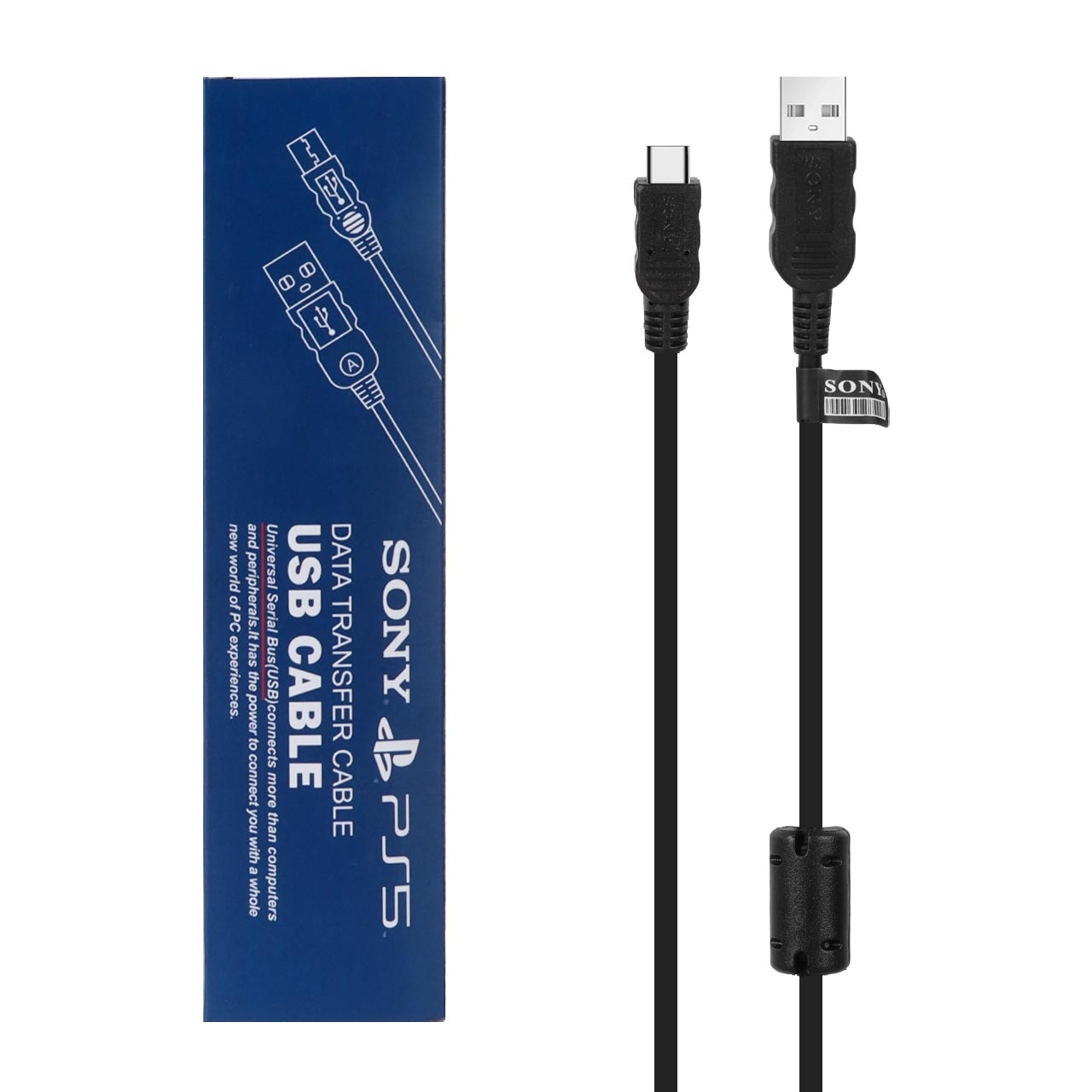 کابل شارژ دسته بازی سونی طول 1.8 متر 
