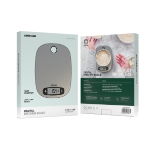 ترازوی دیجیتال آشپزخانه گرین لاین مدل Green Digital Kitchen Scale