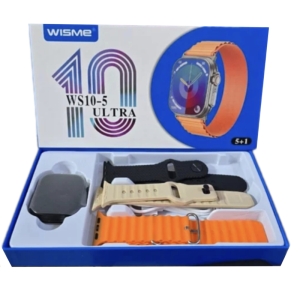 پک ساعت هوشمند ویسمی wisme مدل WS10-5 ULTRA با 5 بند متنوع