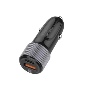 شارژر فندکی 36 وات الدینیو مدل C510 به همراه کابل تبدیل USB-C