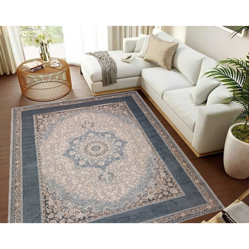 فرش ماشینی رز سیلور آراکو