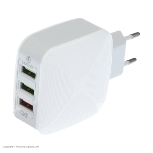 شارژر دیواری الدینیو مدل A3310Q به همراه کابل تبدیل USB-C