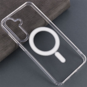 کاور مدل Clear Case Magnetic Mag Safe مناسب برای گوشی موبایل سامسونگ Galaxy S24 FE