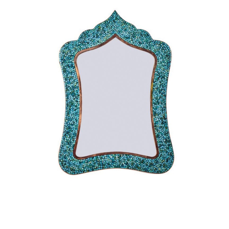 آینه فیروزه کوبی مدل f034
