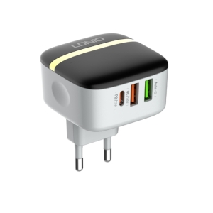 شارژر دیواری الدینیو مدل A3513Q به‌ همراه کابل تبدیل MicroUSB
