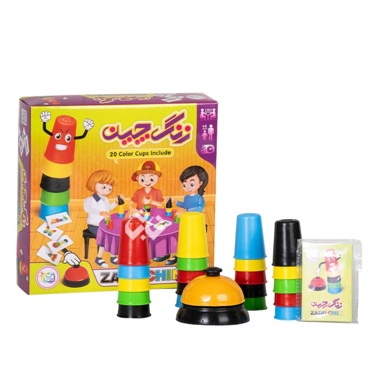 بازی فکری زنگ چین 4 نفره مدل اسپادان