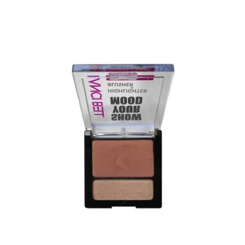 رژ گونه و هایلایتر لنسی بل شماره HB4 وزن 12 گرم