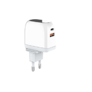 شارژر دیواری الدینیو مدل A2522C به‌ همراه کابل تبدیل MicroUSB