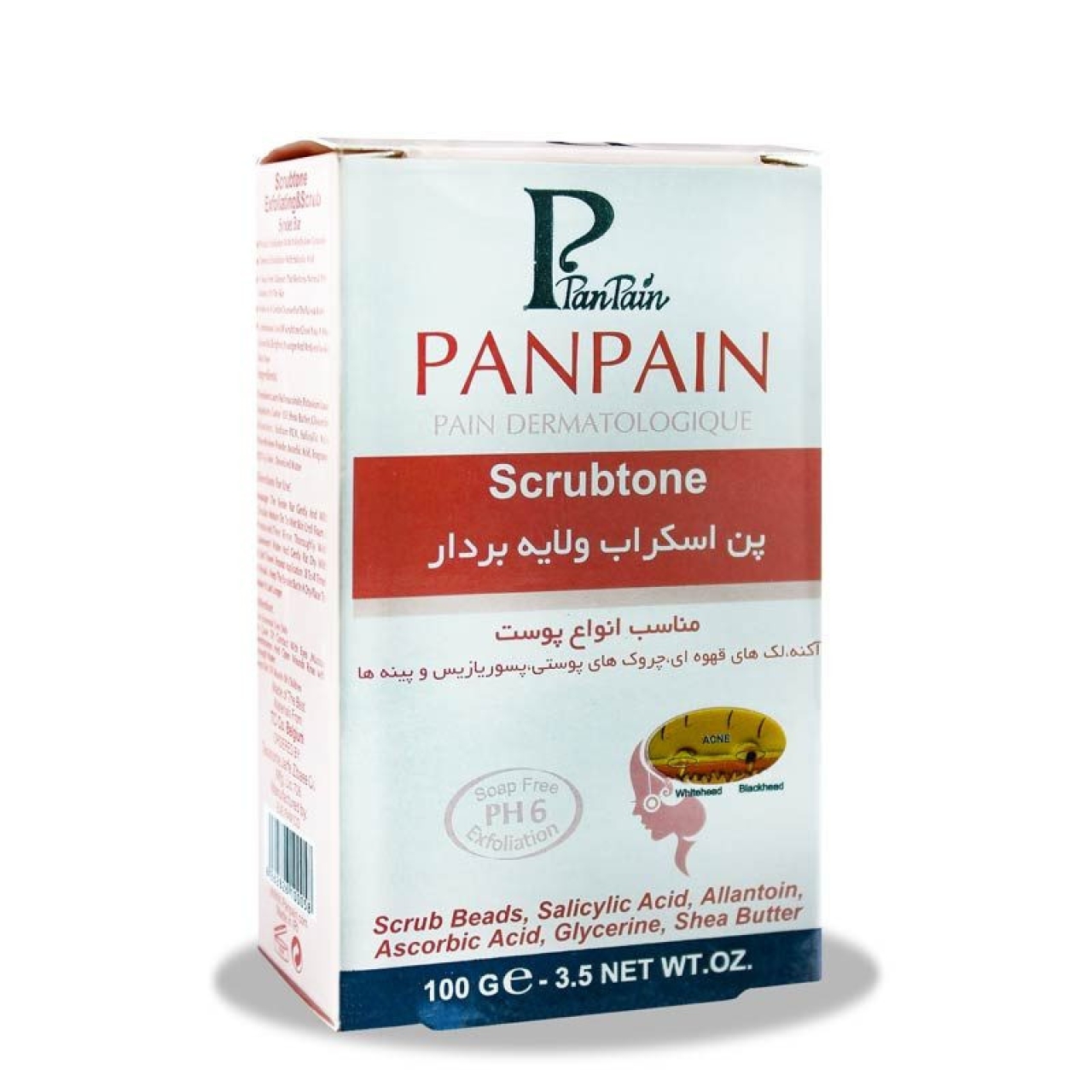 پن اسکراب و لایه بردار پن پن مدل Scrubtone حجم 100 گرم