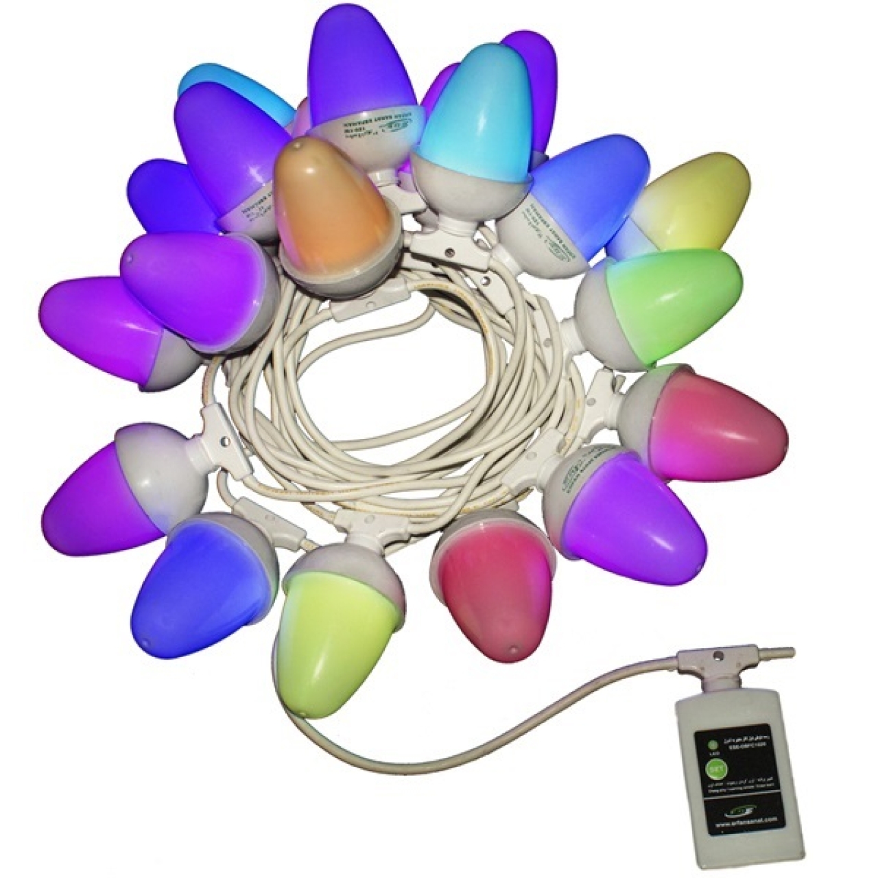 ریسه ال ای دی اس عرفان طرح بلوطی طول 10 متر