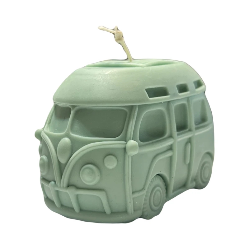 شمع دست ساز مدل ماشین فولکس واگن