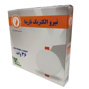 پنل فول لایت 36 وات توکار فنر متحرک نیرو الکتریک نارینا