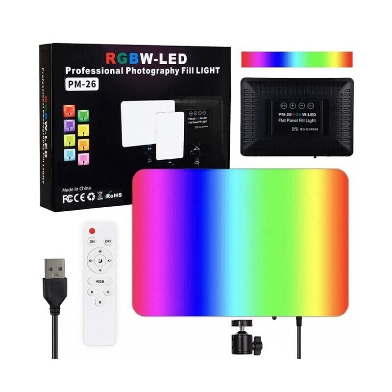 پنل نور آر جی بی مدل PM-26 RGB