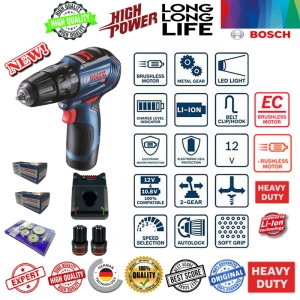 دریل شارژِی چکشی بوش مدل GSB 12V-30 Brushless EC