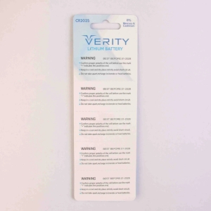 باتری سکه ای وریتی مدل CR 2025 بسته پنج عددی