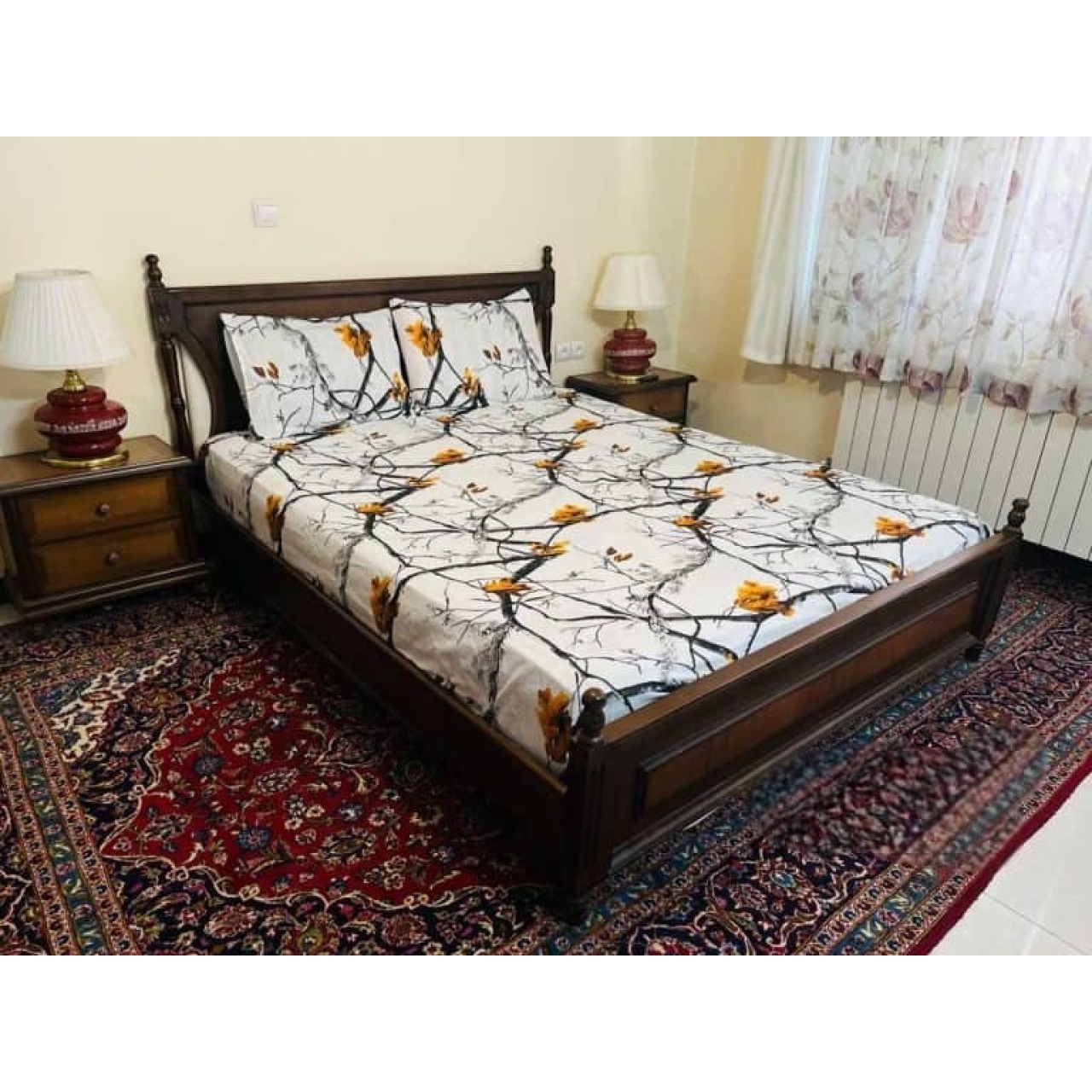 روتختی کشدار دونفره تشک مدل هیرکانی 180*200 سانتی‌متر