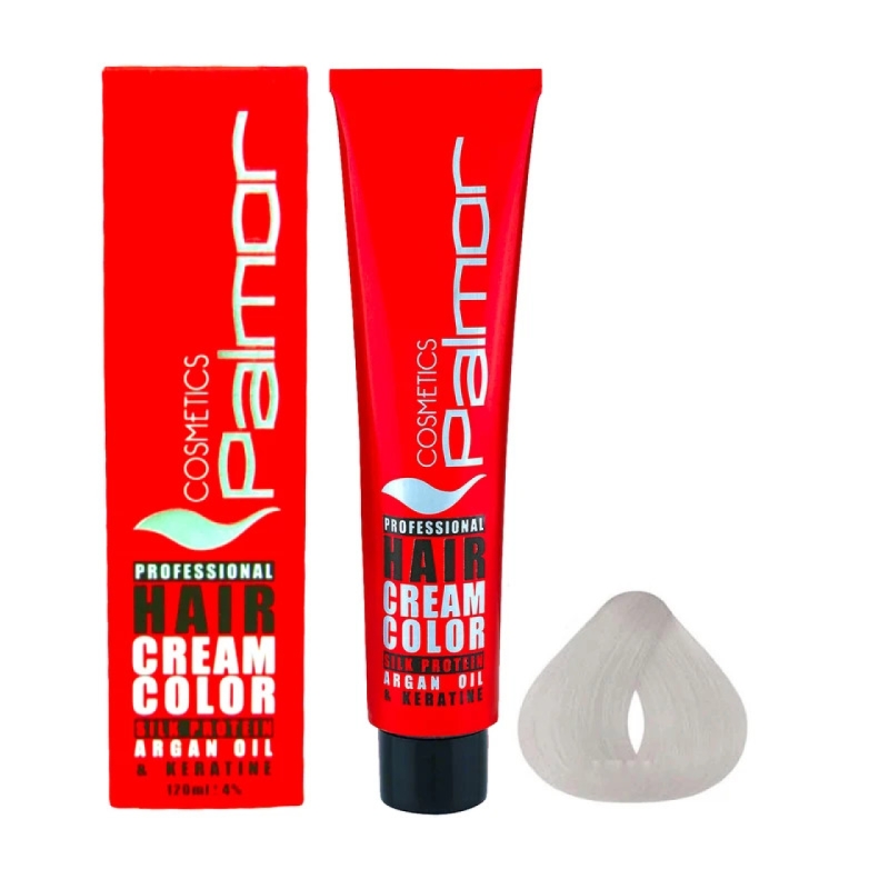 رنگ مو پالمور شماره 10.1 حجم 120 میلی لیتر رنگ بلوند خاکستری خیلی روشن