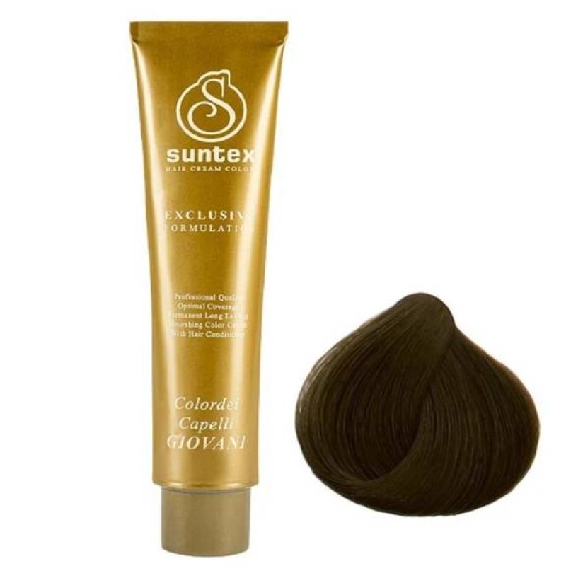 رنگ مو سانتکس شماره 4.1 مدل 2023 رنگ قهوه ای دودی خاکستری متوسط حجم 120 میلی لیتر