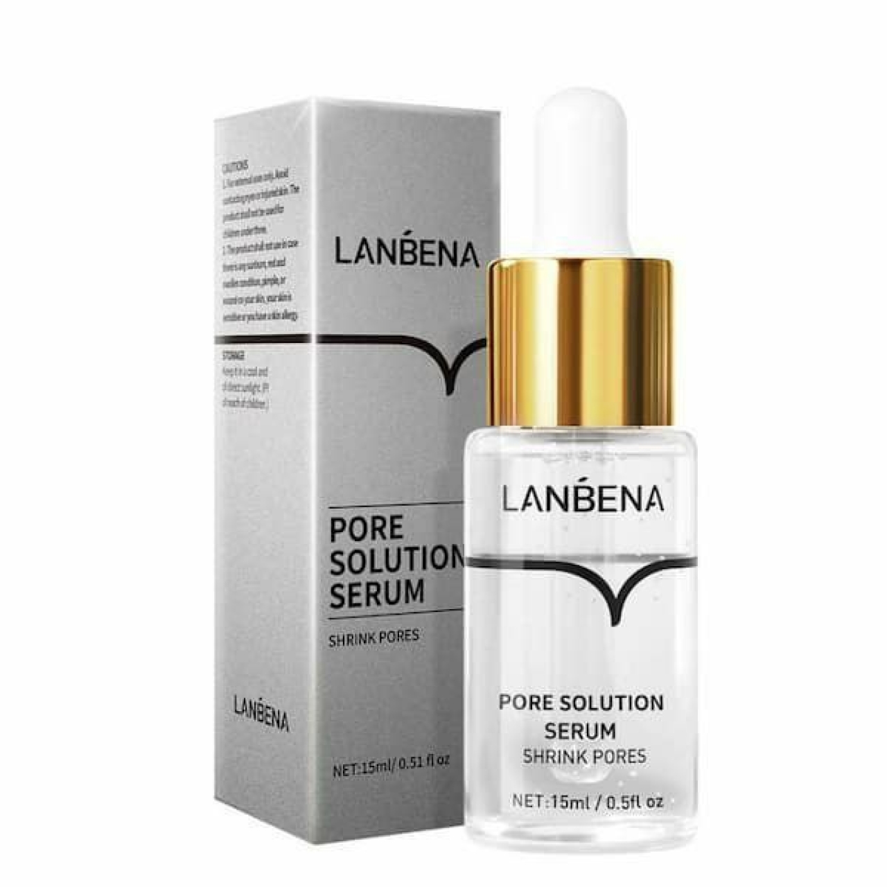 سرم کوچک کننده منافذ پوست لانبنا ‌مدل pore solution حجم ۱۵ میل