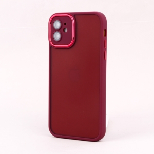 کاور مدل متال ایرون مات محافظ لنزدار مناسب برای گوشی موبایل آیفون iPhone 11