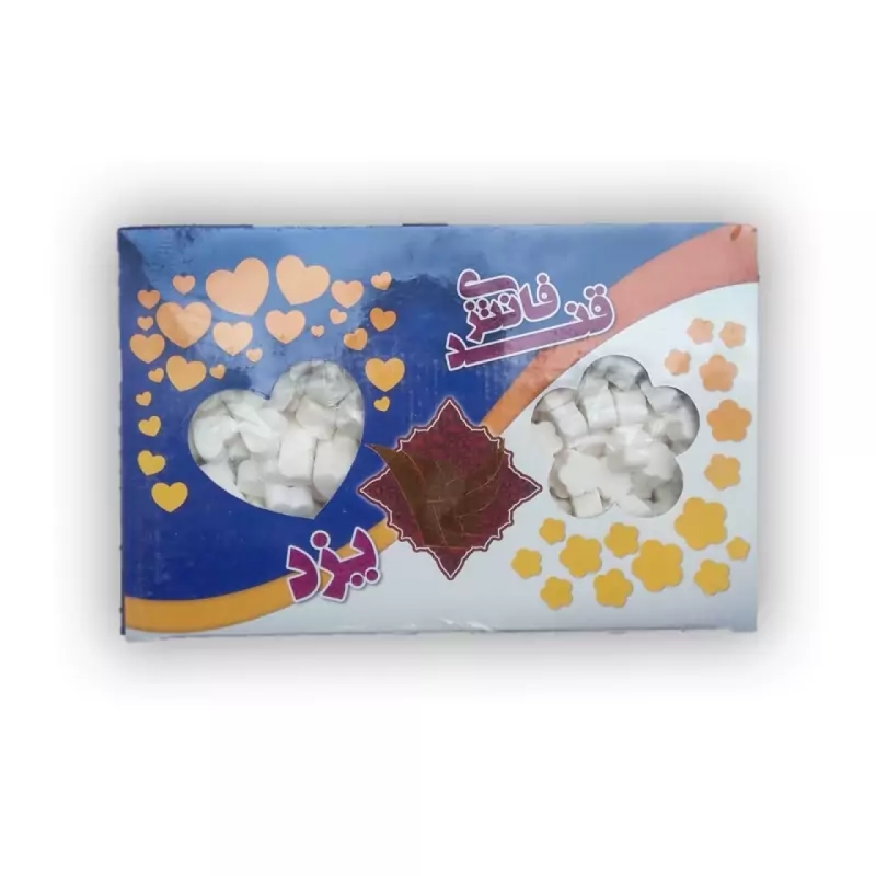 قند فانتزی سنتی قلب و گل ساده حجم 1200 گرم