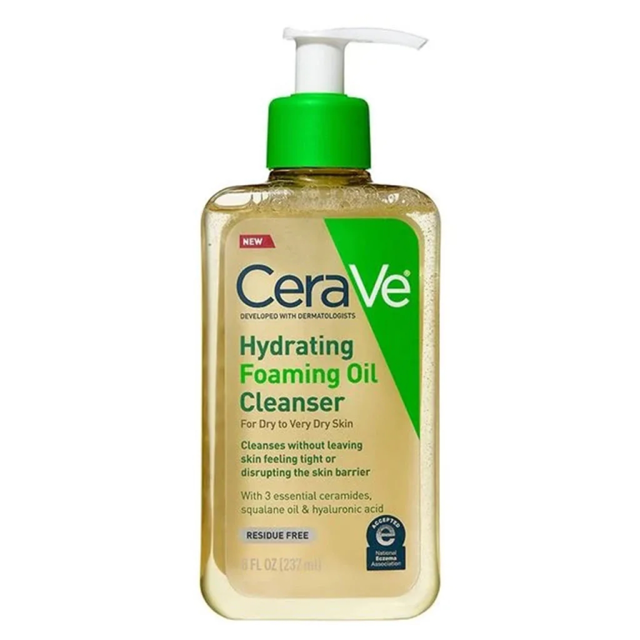 فوم شستشو روغنی سراوی مدل Hydrating foaming pil حجم 237 میل