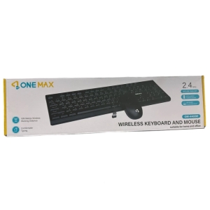 ماوس و کیبورد بی‌سیم وان مکس مدل om-4400w