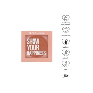 رژ گونه پاستل مدل Happiness شماره 207 حجم 4.2 گرمی