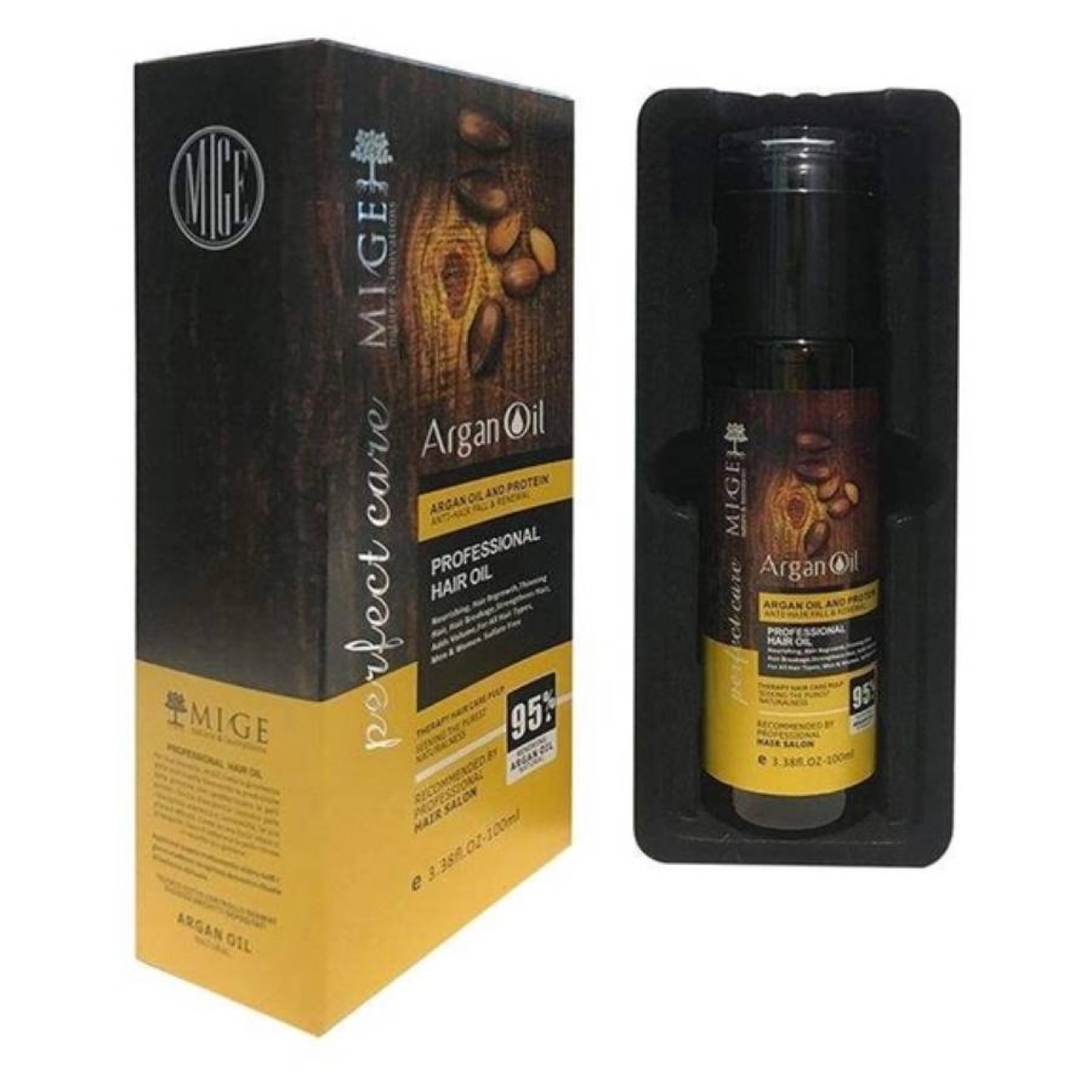 روغن مو میگ مدل Argan oil حجم 100 میلی لیتر