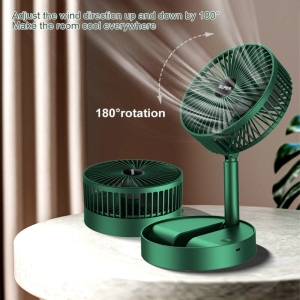 پنکه شارژی رومیزی مدل Folding Storage Net Red Fan