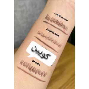 ماژیک هاشور ابرو دوسر Queen رنگ  choclate color