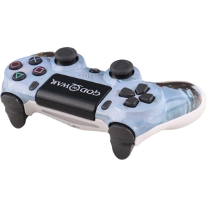 دسته بازی بی سیم Dualshock 4 High Copy درجه یک برند Play x طرح God of War 2025 مناسب برای PS4