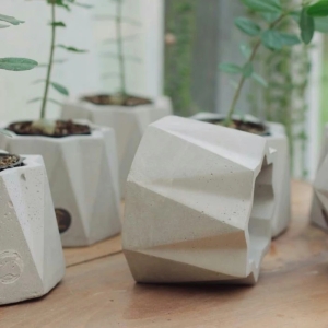 گلدان سیمانی مدل خیامچه 