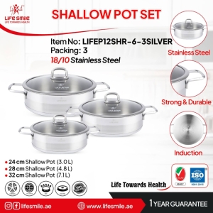 سرویس تابه 6پارچه لایف اسمایل مدل LIFEP12SHR-6 -3 