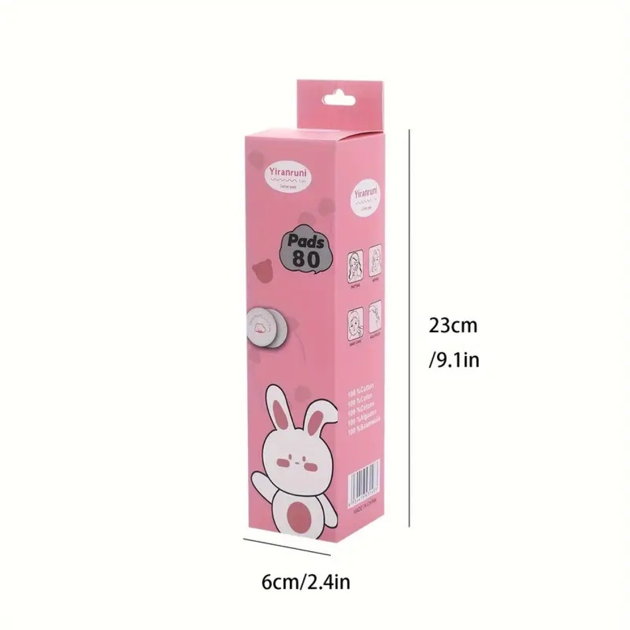 پد آرایشی  Yiranruni پنبه ای بسته 80 عددی