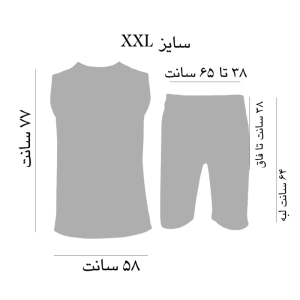 ست تاپ و شلوارک مردانه مدل BOX کد 1046 رنگ مشکی