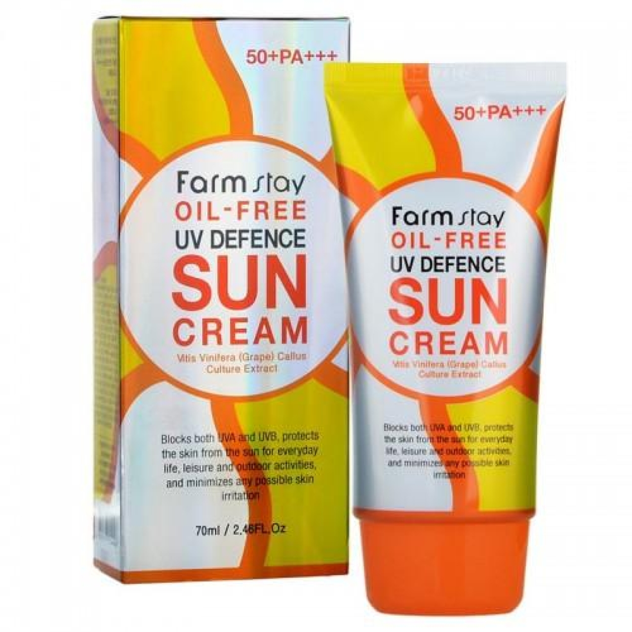 کرم ضد آفتاب فارم استی مدل بدون چربی SPF 50 وزن 70 گرم