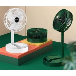 پنکه شارژی رومیزی مدل Folding Storage Net Red Fan