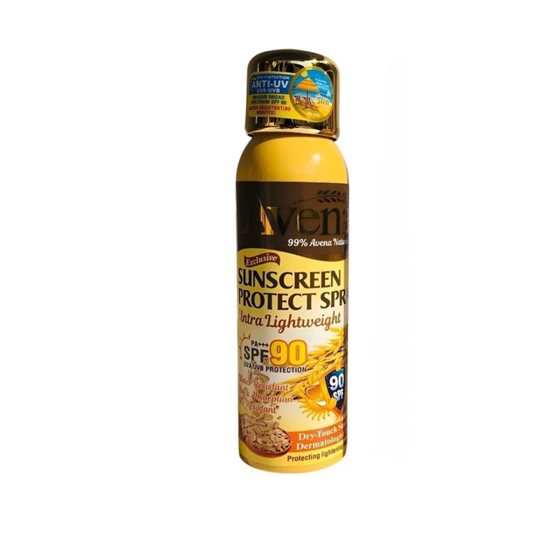 اسپری ضد آفتاب Avena مدل جوانه گندم SPF 90 حجم 180 میل