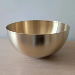 کاسه مدل استیل طلایی کد 15