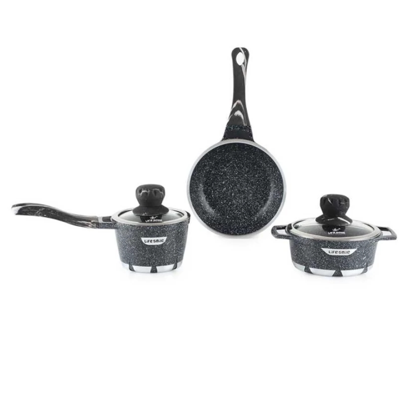 سرویس قابلمه گرانیتی نوزاد لایف اسمایل مدل FLCMNSET