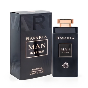 عطر ادکلن مردانه فراگرنس ورد مدل باواریا من اینتنس رایحه بولگاری من این بلک حجم 100 میل