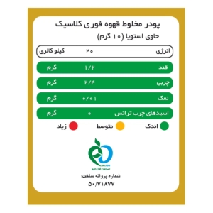 کافی میکس کلاسیک پپتینا بسته 10 عددی