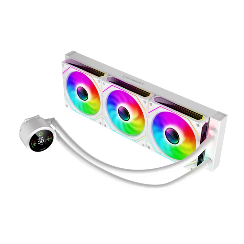 خنک کننده مایع پردازنده گیم مکس مدل IceBurg 360 Digital WH