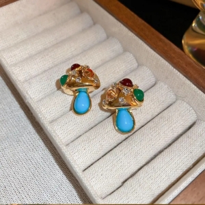 گوشواره زنانه مدل Mushroom 