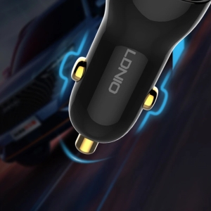 شارژر فندکی 60 وات الدینیو مدل C103 به همراه کابل USB-C