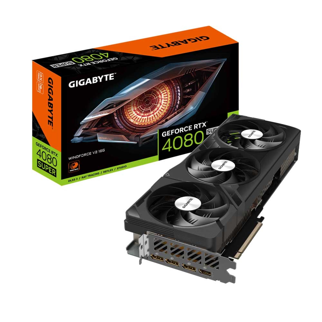 کارت گرافیک گیگابایت مدل GeForce RTX&#x2122; 4080 SUPER WINDFORCE V2 16G