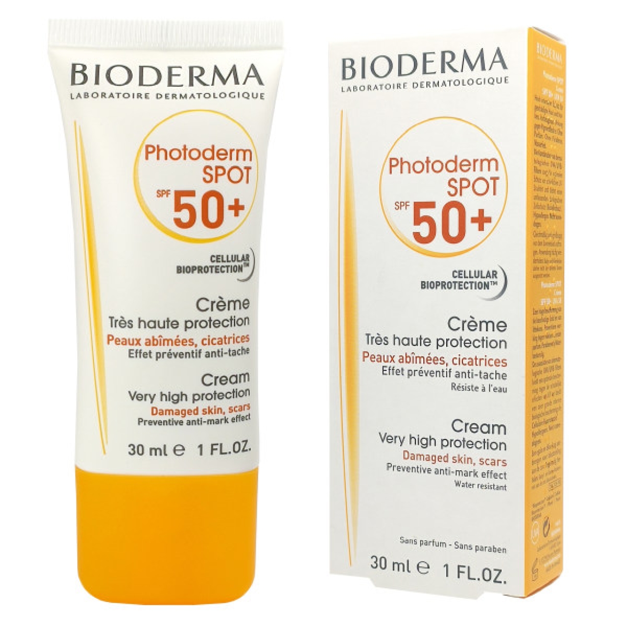 کرم ضد آفتاب بایودرما مدل PHOTODERM SPOT با SPF 50 رنگ بژ روشن وزن 30 میل